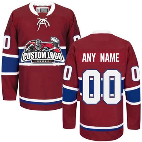 Customized Any Ice Hockey Jerseys Any Logonamenumber Embroidery