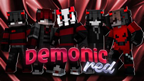 Demonic Red By Team Visionary Minecraft Skin Pack Minecraft