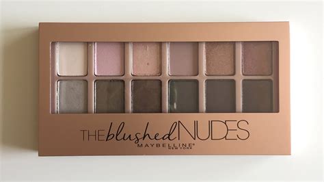 maybelline blushed nudes palette review swatches youtube hot sex picture