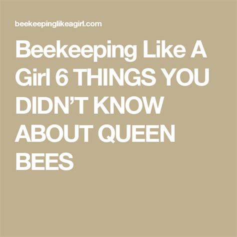 Beekeeping Like A Girl 6 Things You Didnt Know About Queen Bees