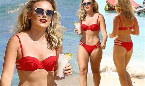 Tallia Storm Flaunts Her Cleavage As She Enjoys Final Days Of Her Barbados Getaway Daily Mail
