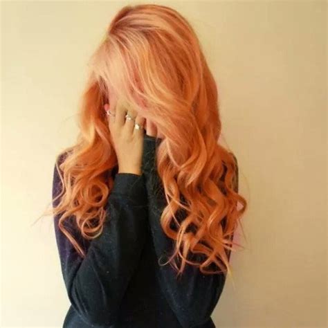 Apricot Hair Color Hair Colar And Cut Style