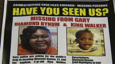 Cold Case Renewed Plea For Missing Gary Woman Diamond Bynum And Nephew King Walker Nearly 6