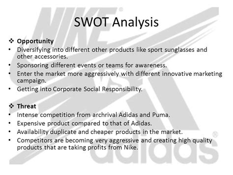 Swot Analysis Of Adidas Brand Adidou
