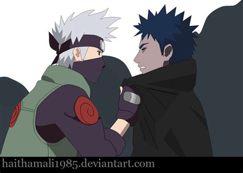 Kakashi And Obito Old Friends Forever By Haithamali1985 On Deviantart