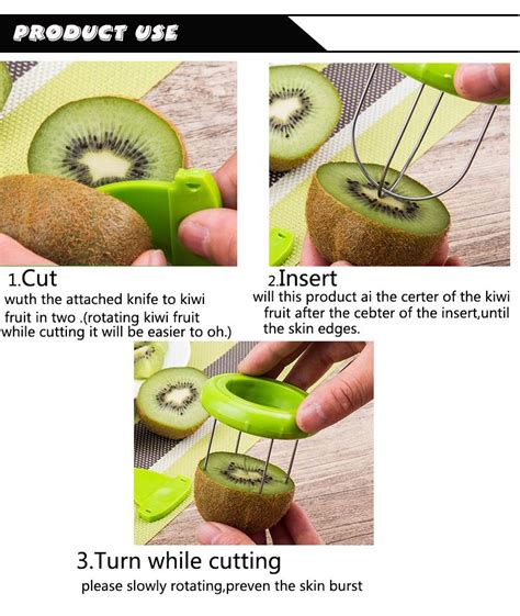 Mini Fruit Kiwi Cutter Peeler Slicer Kitchen Gadgets Tools Kiwi Peeling