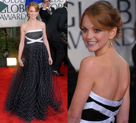 Jayma Mays In Badgley Mischka At 2010 Golden Globes Awards Popsugar