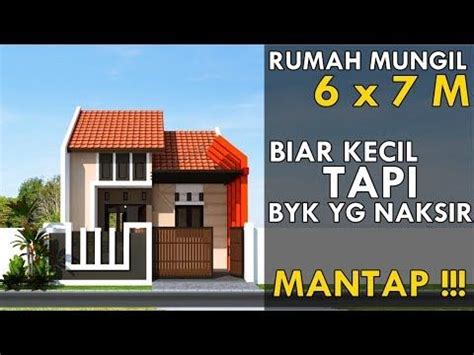 Rumah kecil dengan desain rumah sederhana sangatlah cocok untuk pengantin baru, orang tua desain rumah sederhana bukan berarti hanya asal jadi saja. DESAIN RUMAH 6 X 7 M SATU LANTAI DGN 2 KAMAR - YouTube ...