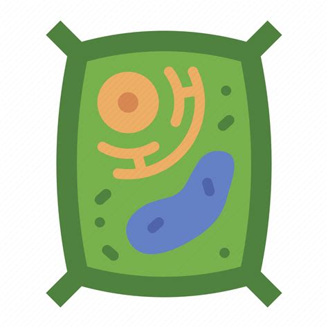 Cell Biology Science Education Plant Cell Icon Download On Iconfinder