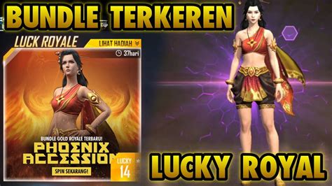 New Bundle Phoenix Lucky Royal Terkeren Garena Free Fire Youtube