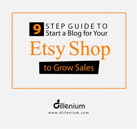 9 Steps Guide To Start A Blog For Your Etsy Shop To Grow Business