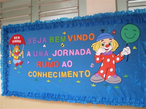 Escola Municipal De Lunardelli Painel De Boas Vindas Aos Alunos