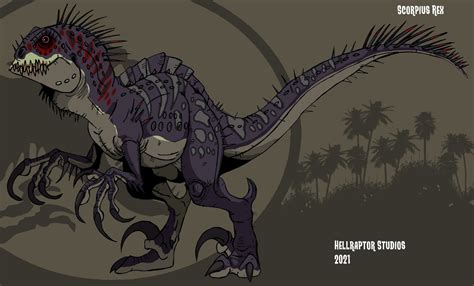 Scorpius Rex Camp Cretaceous Jurassic Park Poster Jurassic World