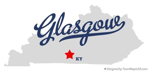 Map Of Glasgow Ky Kentucky
