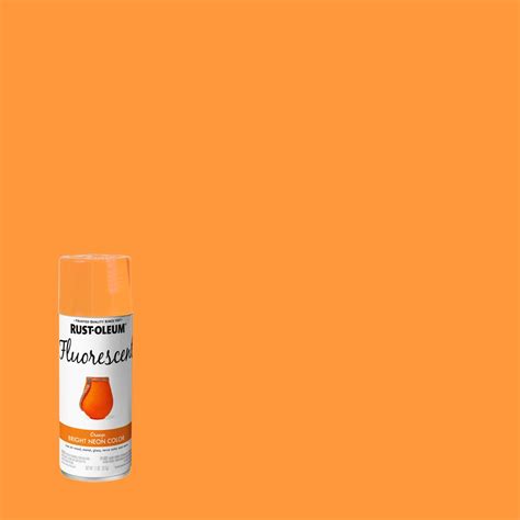 Rust Oleum Specialty 11 Oz Fluorescent Orange Spray Paint 6 Pack