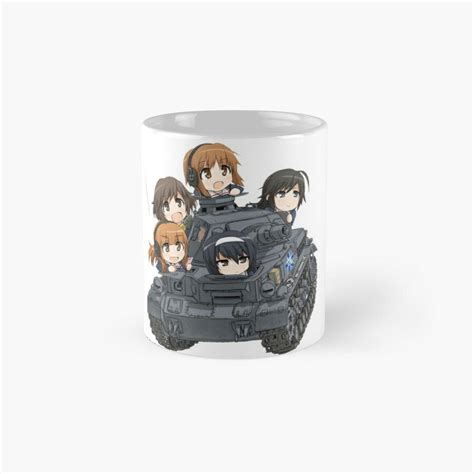 Girls Und Panzer Chibi Anime Tanks Pz Iv Ceramic 11oz Coffee Mug
