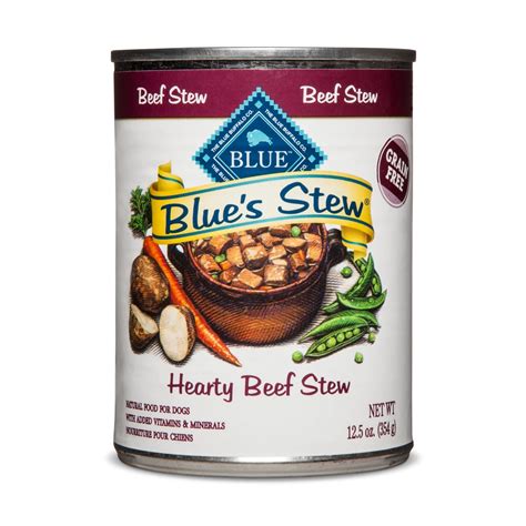 The dashboard displays a dry matter protein reading of 32%, a fat level of 16% and estimated carbohydrates of about 44%. UPC 840243105212 - Blue Buffalo Beef Stew Wet Dog Food ...