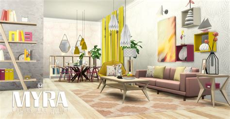 My Sims 4 Blog Myra Living Room Set By Peacemaker Ic