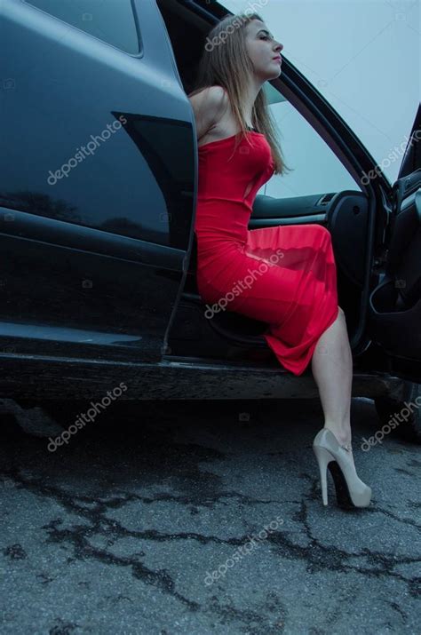 Sexy Woman Wearing Red Dress — Stock Photo © Levrints01 92532190