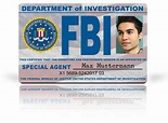 FBI-Ausweis als hochwertige Plastikkarte