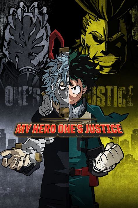My Hero Ones Justice 2018 Xbox One Box Cover Art Mobygames
