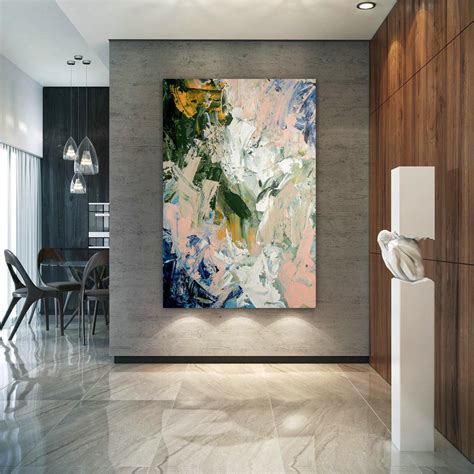 Large Modern Wall Art Painting Large Abstract Wall Art Bright Painting