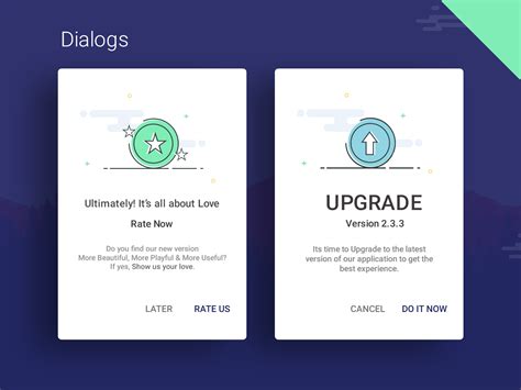 Clean Dialog User Interface Uplabs