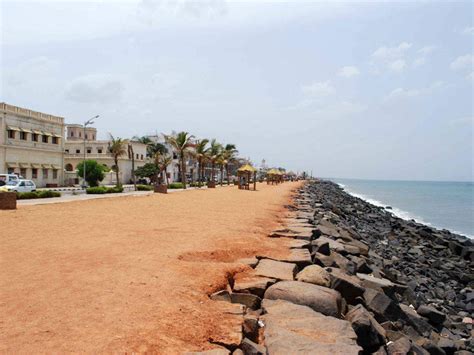 Promenade Beach In Pondicherry Times Of India Travel