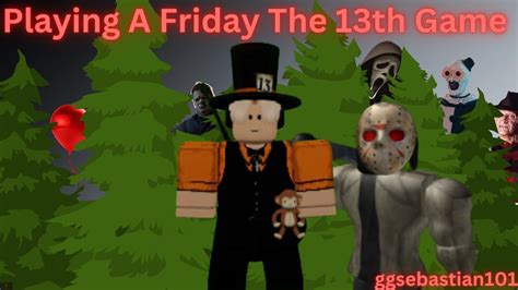 Playing A Roblox Friday The 13th Game Youtube