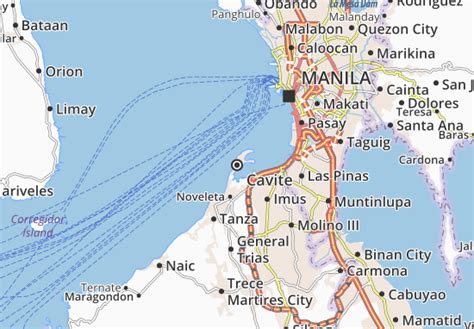 Carte Michelin Cavite Plan Cavite Viamichelin