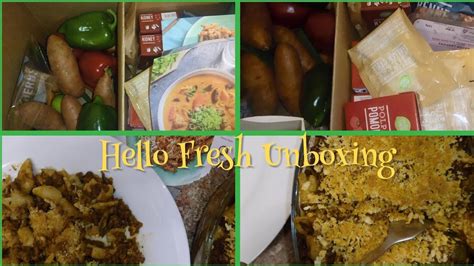 My First Hello Fresh Box 🚚 Hello Fresh Unboxing And Cooking Review