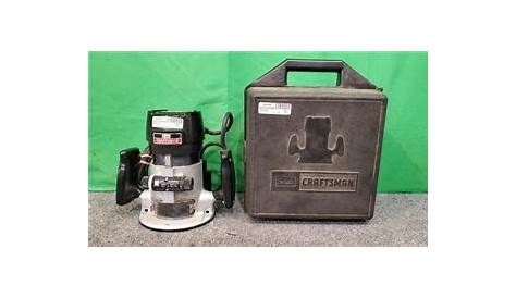 Sears Craftsman 315.17480 Double Insulated Router (SS2045683) | eBay
