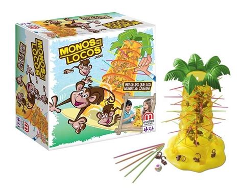 30 monos, 30 palitos de varios colores y un dado especial. Monos Locos Juego Mattel - $ 420.00 en Mercado Libre