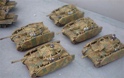 15mm Paint Shack Flames Of War German Panzer Ivs Camo Donestugs Done