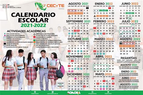 Cecyte Sonora On Twitter Conoce El Nuevo Calendario Escolar De
