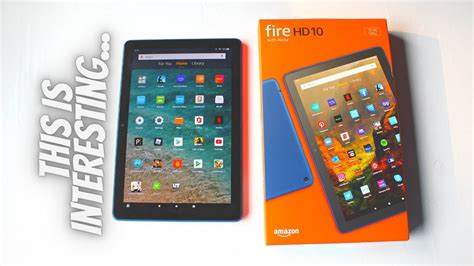 New Amazons Fire Hd 10 Plus Tablet Slate Unboxing And 1st Impressions