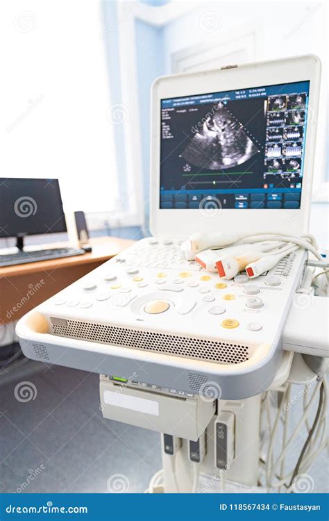 Modern Ultrasound Machine Stock Photo Image Of Instrument 118567434