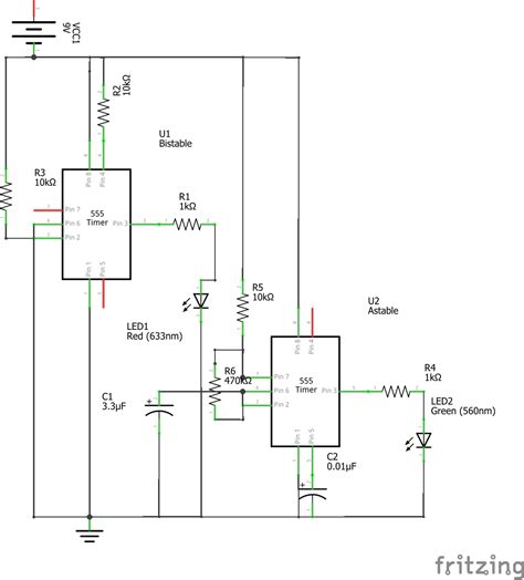 555 Timer Schematic Symbol 555 Timer Ic Testing Circuit And Its