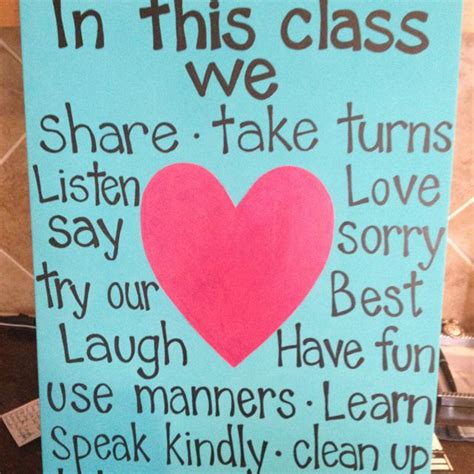 Sign I Made For My Classroom Anchor Charts Sign I Manners