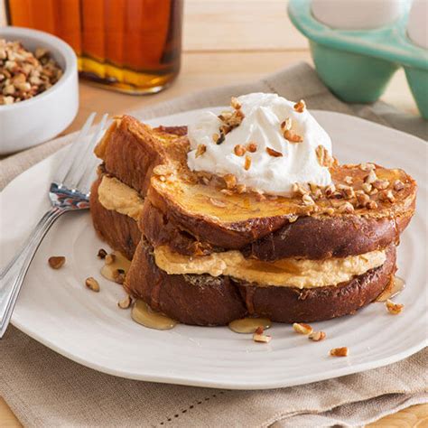Fisher Nuts Recipe Stuffed French Toast With Pumpkin Pie Filling