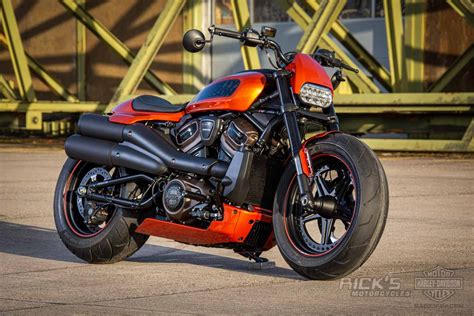 subtle yet sexy custom harley davidson sportster s from rick s motorcycles