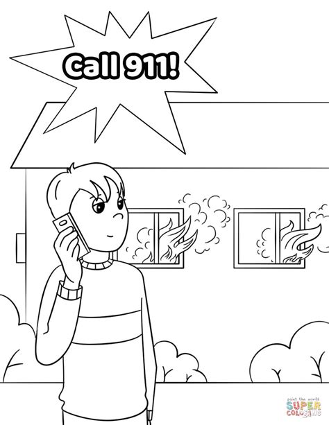 Printable 911 Coloring Pages Printable Coloring Pages
