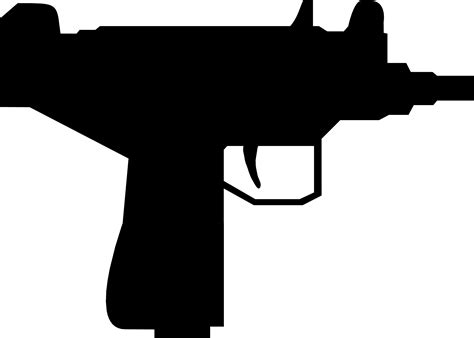 Gun Clipart Uzi Gun Uzi Transparent Free For Download On