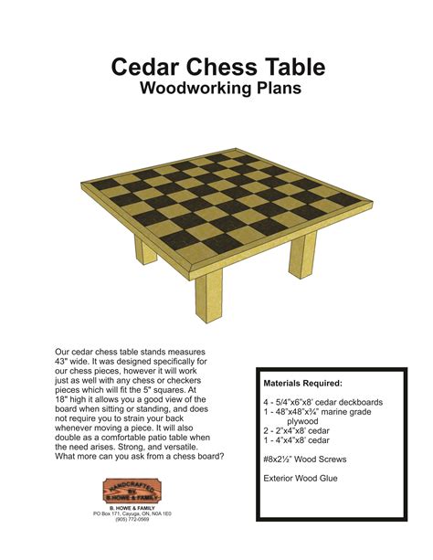 Chess table a chess table can be a popular addition to a den or living room, especially since it offers a pleasant alternative to the seemingly endless nonsense coming from the television set. Basics Woodworking: Chess table plans