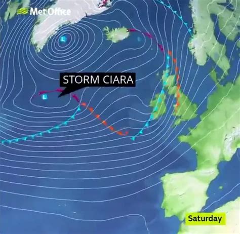 Storm Ciara To Batter North Wales With Hurricane Force Winds And