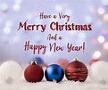 Merry Christmas and Happy New Year Wishes 2024 | WishesMsg