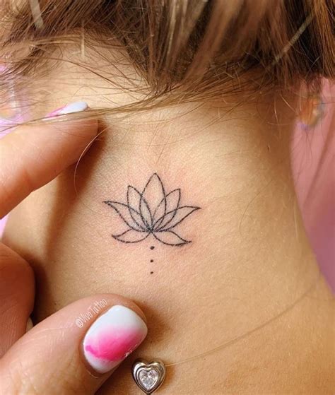 Lotus Flower On The Neck Do You Like It Tag A Friend Who