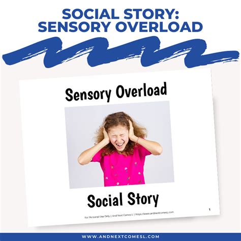 Sensory Overload Social Story And Next Comes L