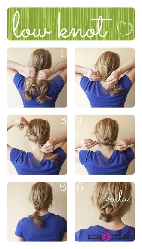 Divide your hair into two equal parts. 32 Chic 5-Minute Hairstyles Tutorials You May Love ...