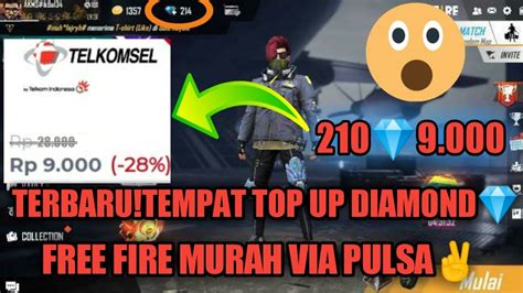 Tips top up free fire murah. 210💎9.000!!TEMPAT TOP UP DIAMOND FREE FIRE MURAH VIA PULSA ...